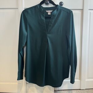 H&M Forest Green Blouse